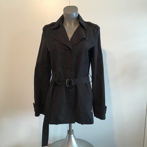 Esprit Mid Length Single Breasted Belted Trench Coat  Size S